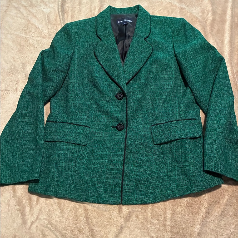 Evan Picone Women's Dark Green Suit Jacket